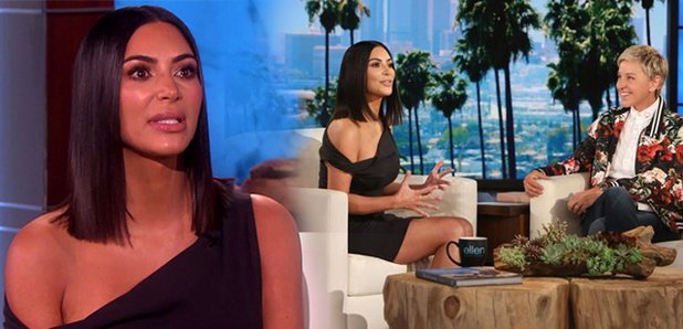 Kim Kardashian on Ellen Degeneres