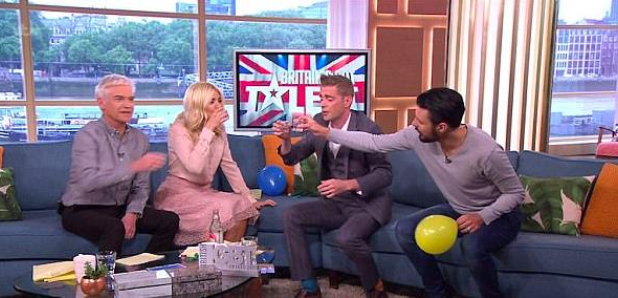 Holly Willoughby and Philip Down Tequila