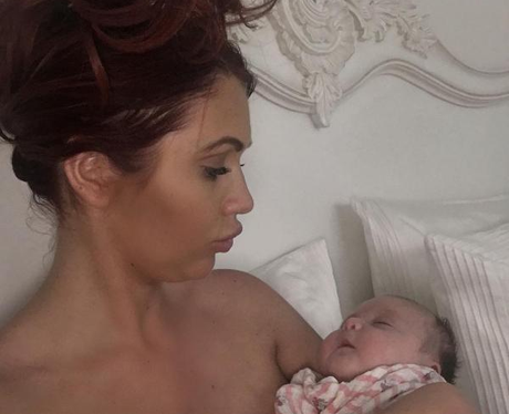 Amy Childs Cradles Baby Polly In Adorable Instagra
