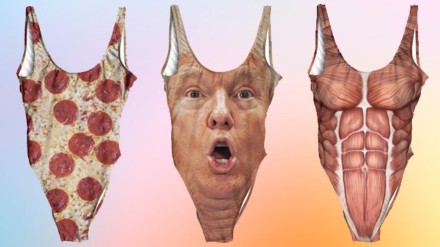 weird swimming costume