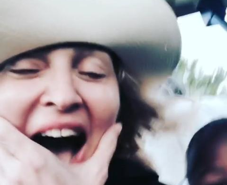 Madonna Enjoys 'Un Employment' With Kids Mercy And