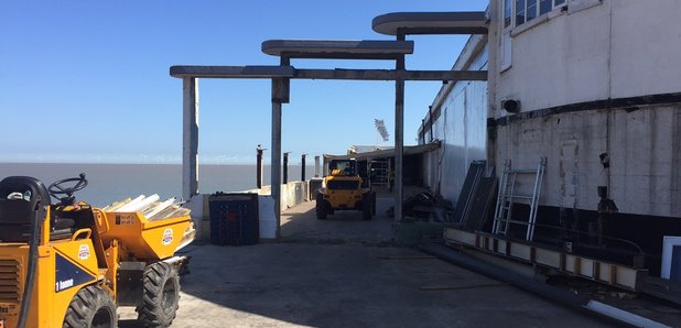 Clacton Pier work 2017