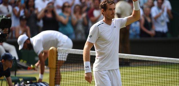 Andy Murray at Wimbledon fourth round