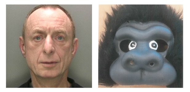 Elvis Sidaway Edgbaston sex attacker Gorilla mask