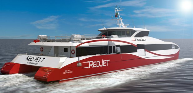 Red Funnel Red Jet 7 artist impression