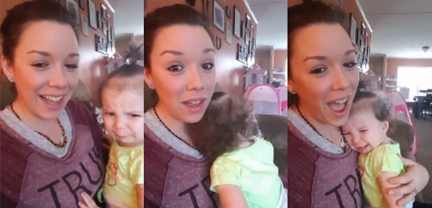 WATCH: Baby Cries Every Time Her Mother Sings To H