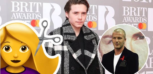 Brooklyn Beckham Buzz cut hair asset