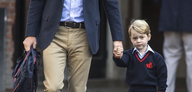 Prince George first day at school