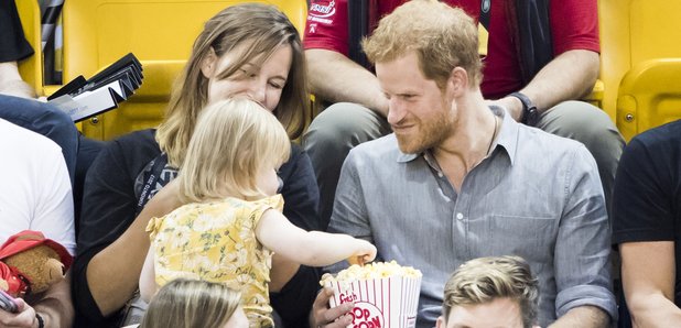 Prince Harry and little girl invictus games 2017 
