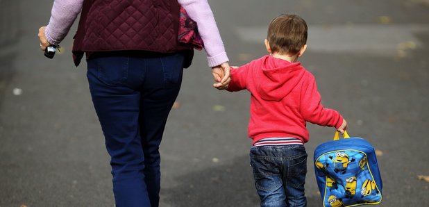 Parent with child