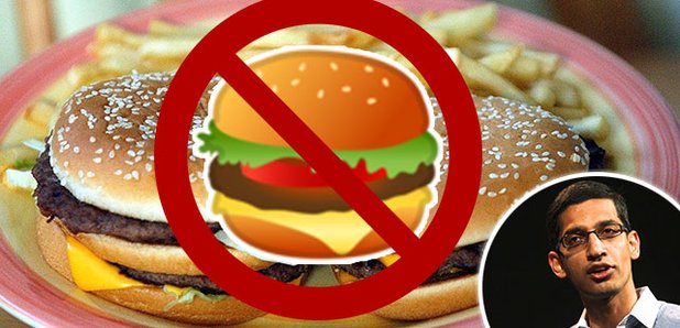 Cheeseburgers, emoji, Sundar Pichai