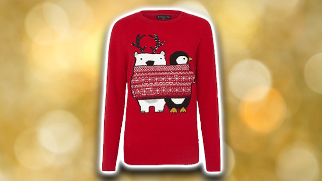 Tesco polar outlet bear jumper