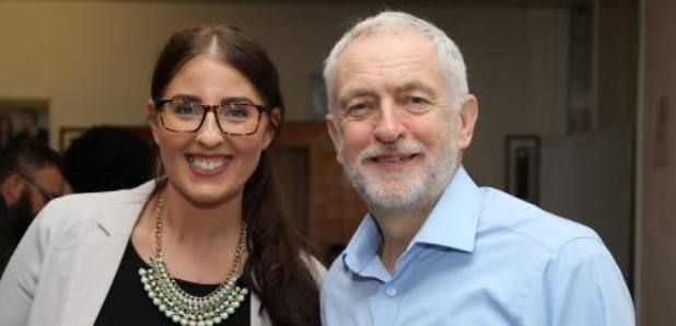 Jeremy Corbyn and Laura Pidcock MP