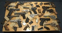 Firearms handed in to police