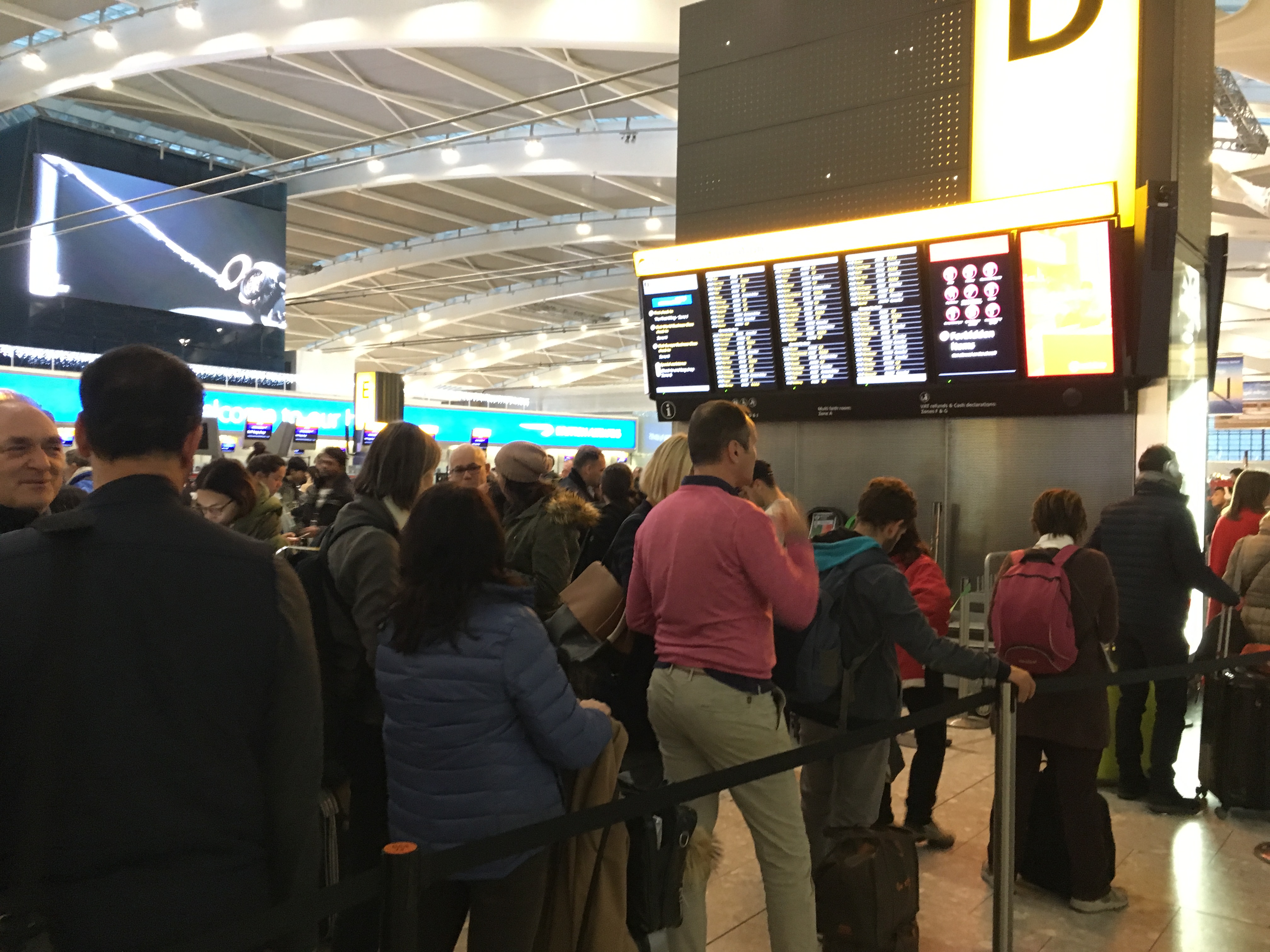 Delays at Heathrow