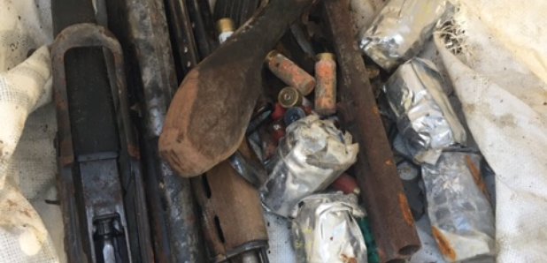 North Ockenden seized weapons