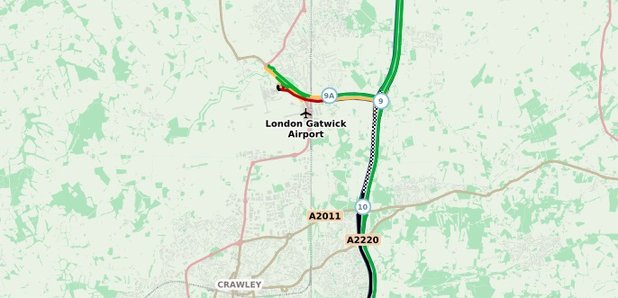 Drivers Caught In M23 Delays Near Gatwick Heart Sussex   M23 Closed 1517656410 Herowidev4 0 