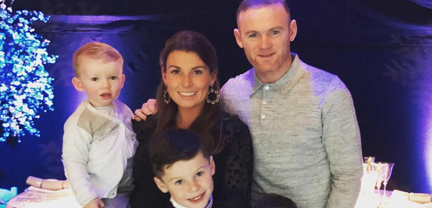 Coleen Rooney, Wayne Rooney and sons