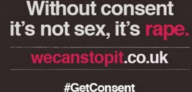Get Consent rape Police Scotland campaign