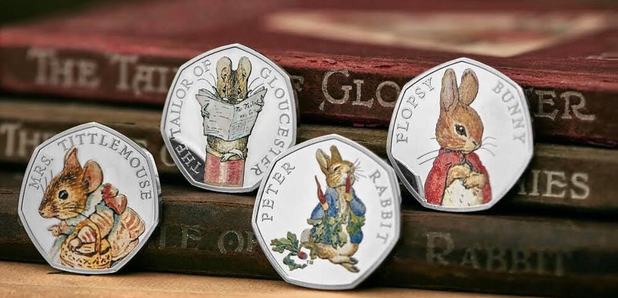 Beatrix Potter 50p coins
