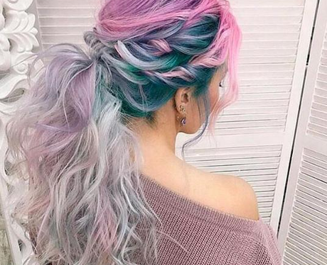 rainbow hair