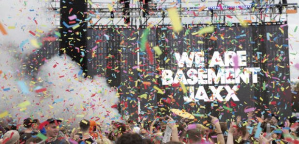the band Basement Jaxx at a gig