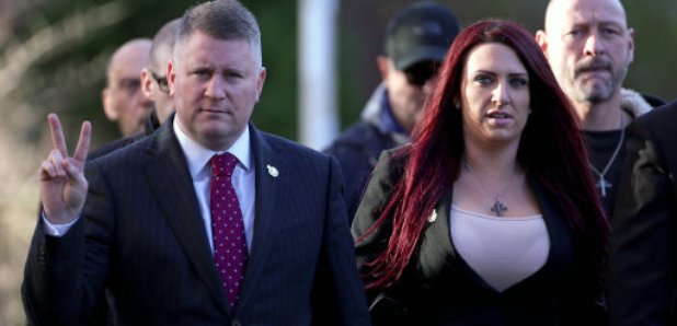 Paul Golding and Jayda Fransen