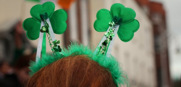 Girl with St. Patrick's Day headband
