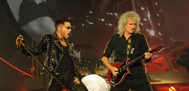 Queen's Brian May and Adam Lambert
