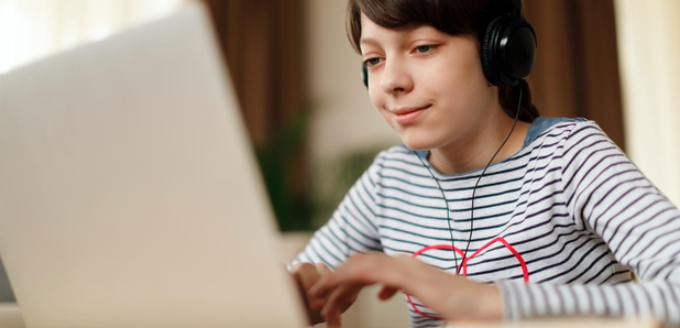 Child on laptop