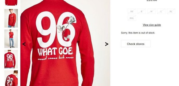 Hillsborough T shirt