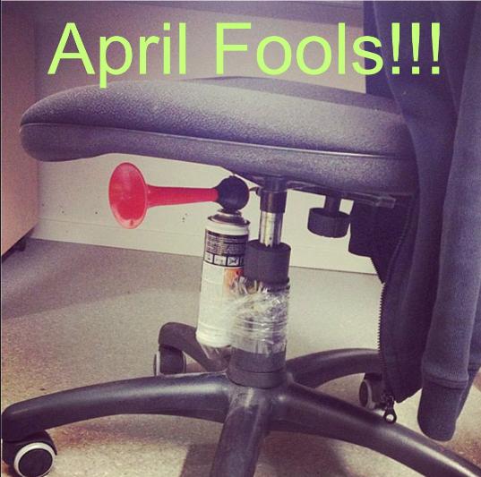 Easter/April Fools prank