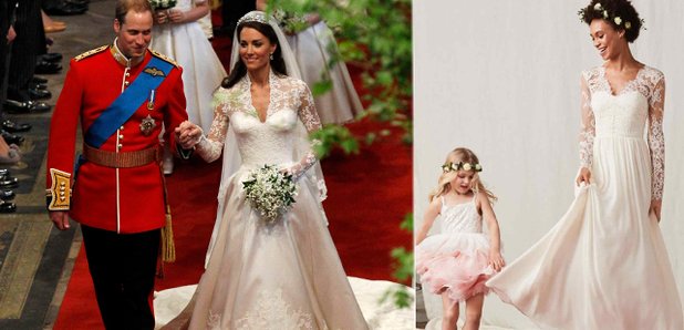 H&m kate middleton wedding on sale dress