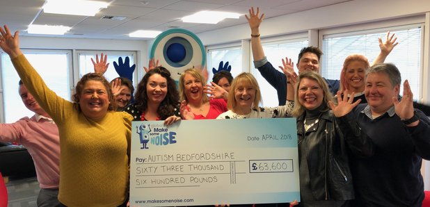 Autism Bedfordshire Cheque Presentation