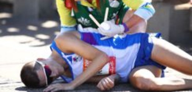 Callum Hawkins collapse