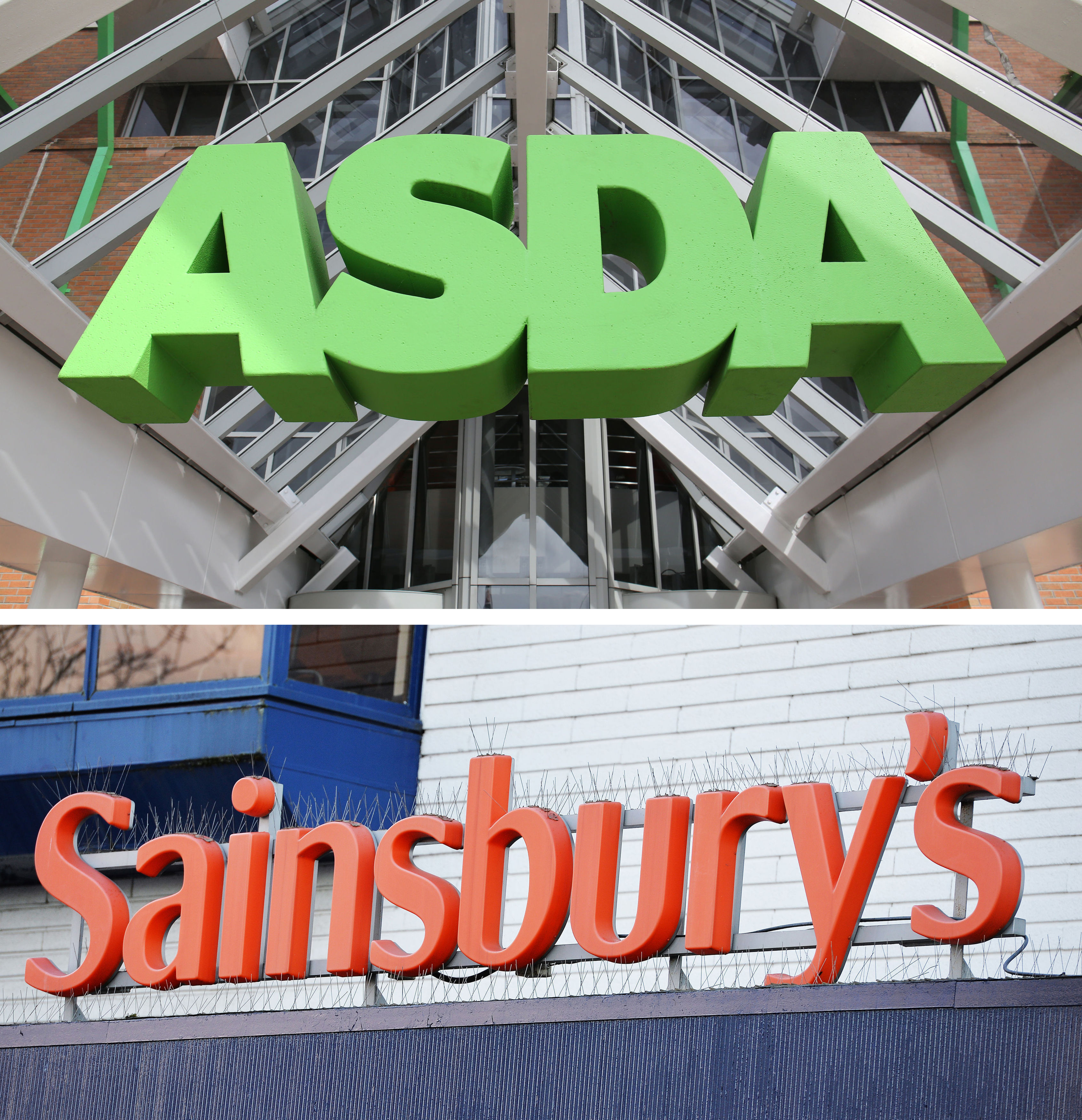 Sasda - ASDA & Sainsbury's merger - funny new logo Leggings for