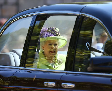 Queen Elizabeth II and the Duke of Edinburgh arriv