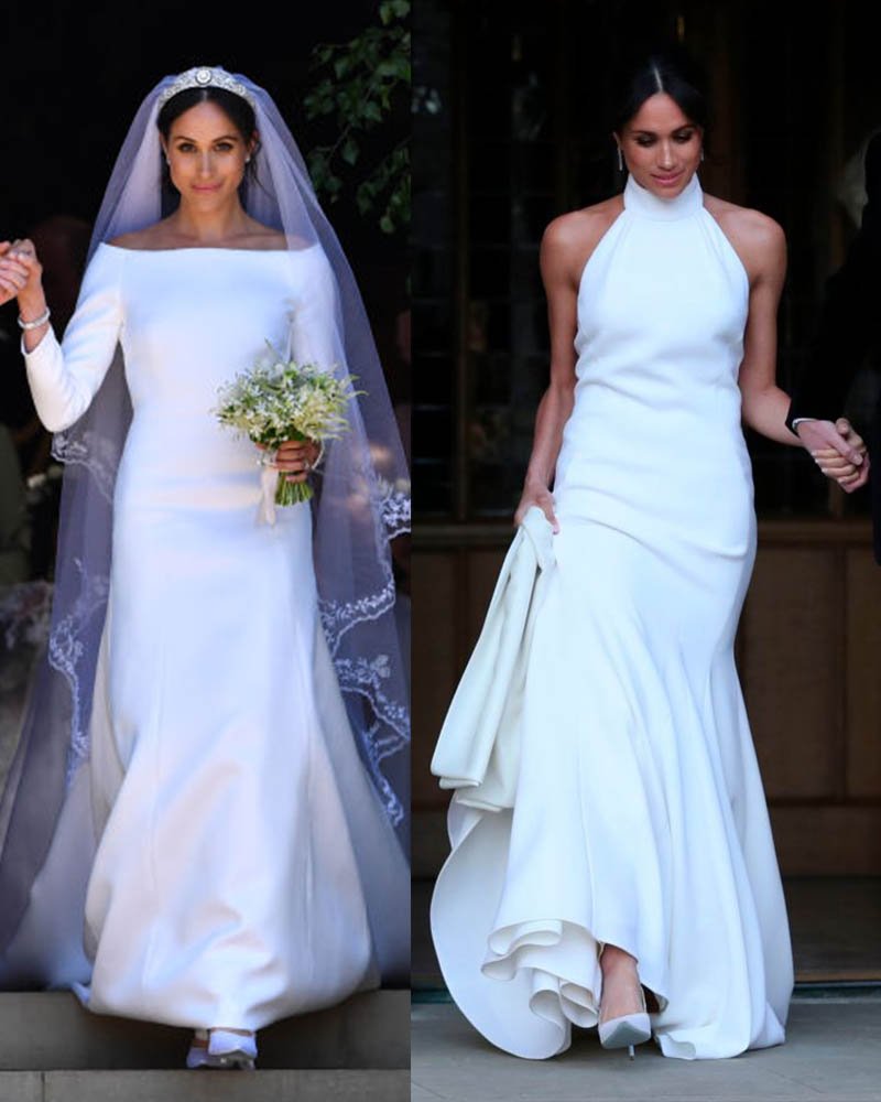 Meghan Makle first and second wedding dress... which was best?