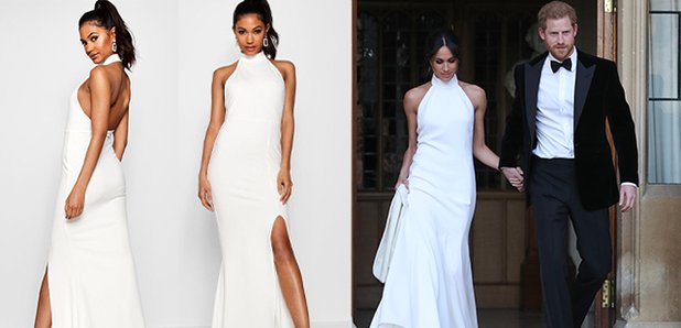 meghan markle wedding dress evening