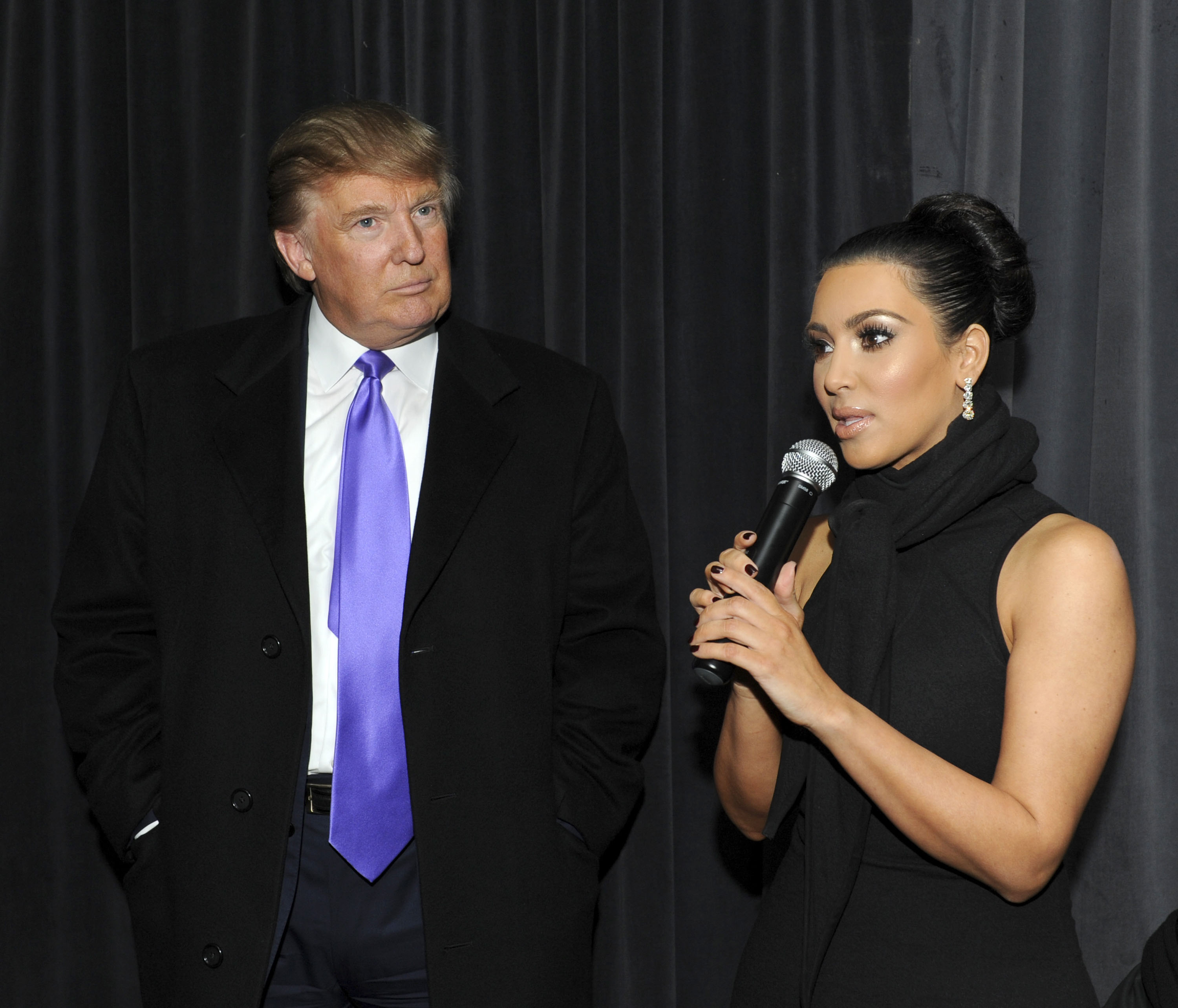 Donald Trump and kim Kardashian