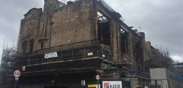 Glasgow School Of Art Works On Schedule Heart Scotland