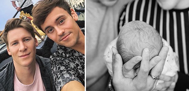 Tom Daley and Dustin Lance Black share surprise baby news as they