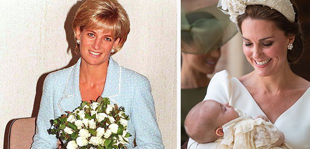 Kate Middleton S Secret Tribute To Princess Diana At Prince Louis Christening Heart