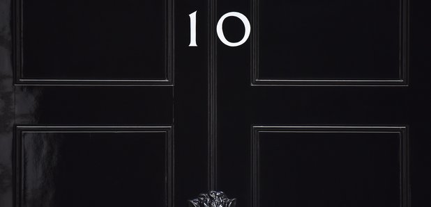 10 downing street door