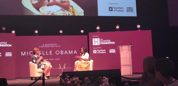 Michelle Obama Edinburgh
