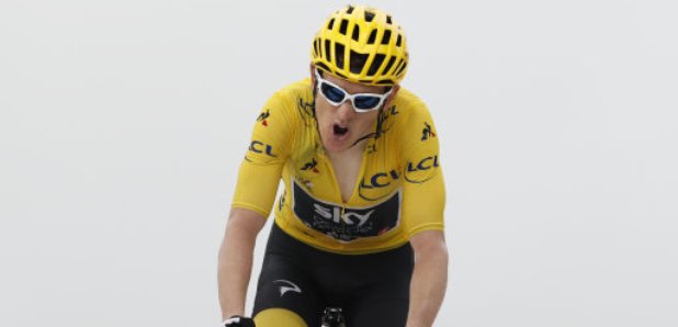 Geraint Thomas at Le Tour
