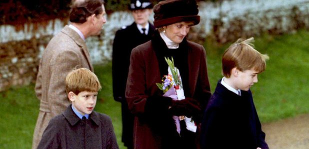 prinsessan Diana, prins William, prins Harry