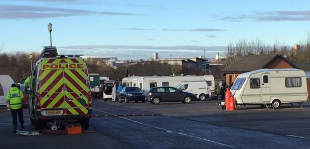 Travellers Site Police Presence