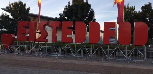 Eisteddfod 2018 logo in Cardiff