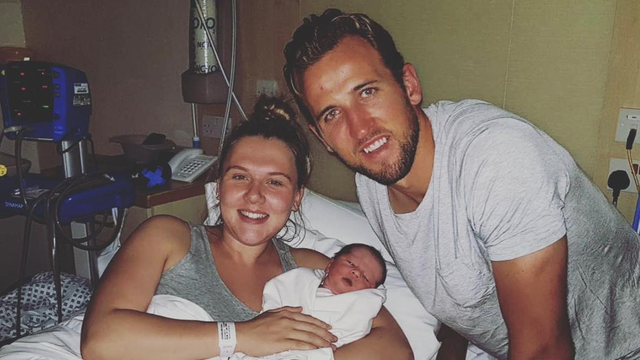 Harry Kane's fiancé shunned pain relief to welcome second ...